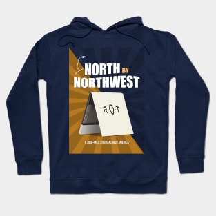 North by Northwest - Alternative Movie Poster Hoodie